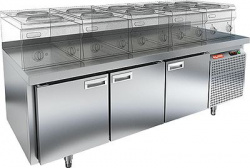 Купить стол охлаждаемый hicold sn 111/tn lt о sh под тепл.оборуд. (-2+10), островн., 3 двери, на низ.ножках – цена от завода, доставка до двери | RuOborudovanie.ru