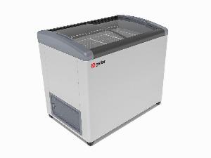 Ларь морозильный Frostor Fg 250 E серый с гнутым стеклом 
