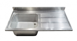 Ванна моечная Silcainox S.r.l. 571140D 70х140х42см с 1 цельнотянутым гнездом – купить в RuOborudovanie.ru с доставкой до двери Купить ванна моечная silcainox s.r.l. 571140d 70х140х42см с 1 цельнотянутым гнездом – цена от завода, доставка до двери | RuOborudovanie.ru