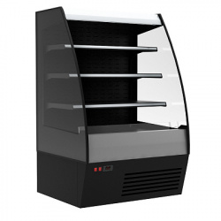 Купить горка холодильная f 16-08 vm 1,0-2 (вхсп-1,0 carboma 1600/875) (9005 цвет черный) – цена от завода, доставка до двери | RuOborudovanie.ru