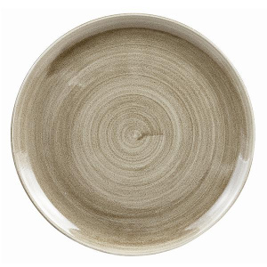 Тарелка мелкая D32,4См, без борта, Stonecast Patina, цвет Antique Taupe Paatev121