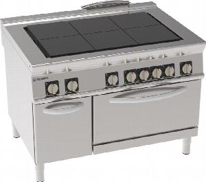 Плита 6 конфорочная 900 серии Tecnoinox Pfu12E9 316145