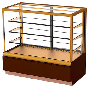 Витрина холодильная кондитерская Kc70 Vm 0,9-1 Light 0102-0109 (ВХСВ-0,9Д Carboma Cube)