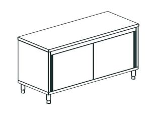 Стол производственный Apach Lwc620Sh2Sd закрытый