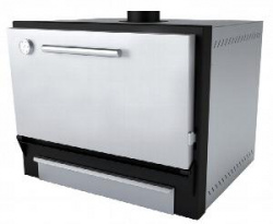 Гриль-печь Movilfrit Br-48 Inox Blind Door с искрогасителем и колпаком