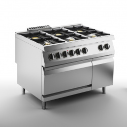 Купить плита газовая 6 конфорочная 900 серии apach chef line slrrg129fecs – цена от завода, доставка до двери | RuOborudovanie.ru