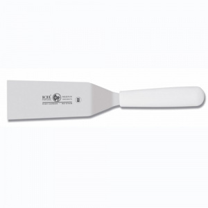Лопатка изогнутая 10СМ, белая ручка 54200.8315000.100