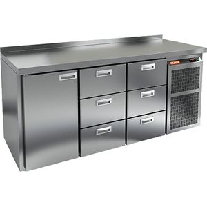 Стол с охлаждающим шкафом Hicold Gn 133 Br2 Tn