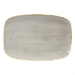 Купить блюдо прямоугольное chefs 30х19,9см, без борта, stonecast, цвет peppercorn grey spgsobl41 – цена от завода, доставка до двери | RuOborudovanie.ru
