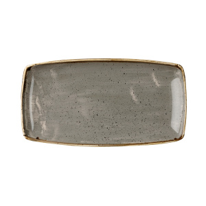 Блюдо сервировочное 35Х18,5СМ, без борта, Stonecast, цвет Peppercorn Grey Spgsop141