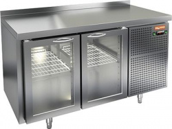 Купить стол охлаждаемый hicold bng 11 ht (+2+10), 2 стеклянные двери, 1390х500х850 – цена от завода, доставка до двери | RuOborudovanie.ru