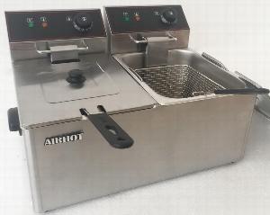 Фритюрница Airhot EF10+10 на 20л, 6.5кВт, настольн. электр.