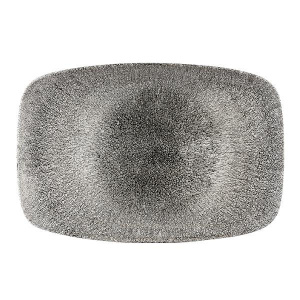 Блюдо прямоугольное Chefs 35,5Х24,5СМ, без борта, цвет Raku Quartz Black, Studio Prints Rkbqxp141