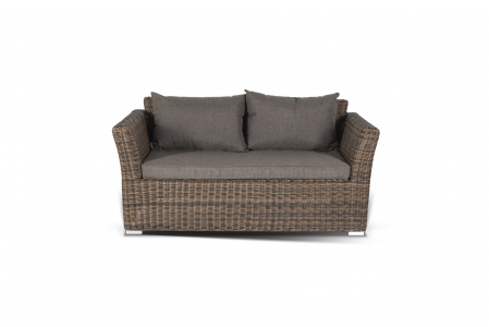Лаунж-зона 4sis Капучино Дабл (коричневый) арт.KDS3S2CT-5-SET brown из искус.ротанга