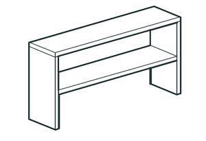Полка настольная закрытая Apach Chef Line Losc35100T2Cs