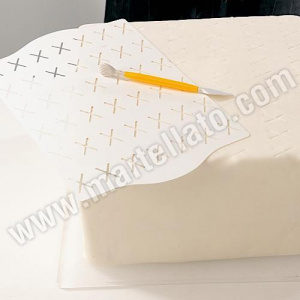 Трафарет для декорирования мастики 33Х20СМ 40-W108