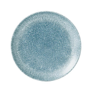 Тарелка мелкая 21,7СМ, без борта, цвет Raku Topaz Blue, Studio Prints Rktbevp81