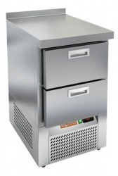 Купить стол охлаждаемый hicold gne 2/bt (-10-18), 2 ящ, 565х700х850, ниж.распол.агрегата – цена от завода, доставка до двери | RuOborudovanie.ru
