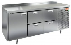 Купить стол охлаждаемый hicold sn 122/tn (-2+10), 1 дверь, 4 ящ, 1835х600х850 – цена от завода, доставка до двери | RuOborudovanie.ru