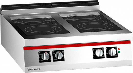 Плита стеклокерамическая Angelo Po 1N0VTR Icon 9000 с 4 зон.нагр.