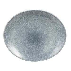 Блюдо овальное 27Х22,9СМ, без борта, цвет Raku Topaz Blue, Studio Prints Rktbop581