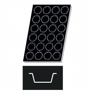 Форма силиконовая кекс 24 порций 60Х40СМ Paderno 47740-58