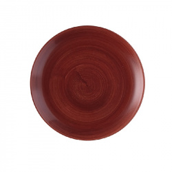 Купить тарелка мелкая 26см, без борта, stonecast patina, цвет rust red pareev101 – цена от завода, доставка до двери | RuOborudovanie.ru