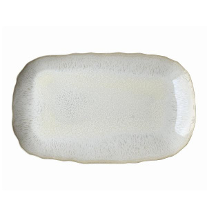 Блюдо прямоугольное 40Х25СМ, керамика, цвет Perle, Plume 961422