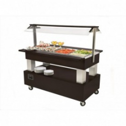 Купить салат-бар холодильный roller grill sb 40 f светлый дуб – цена от завода, доставка до двери | RuOborudovanie.ru