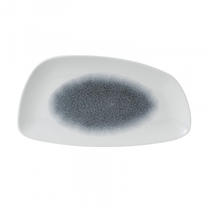 Блюдо сервировочное Chefs Geo 35Х18,5СМ, без борта, цвет Raku Topaz Blue, Studio Prints Rktbge351