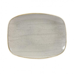 Купить блюдо прямоугольное chefs 26,1х20,2см, без борта, stonecast, цвет peppercorn grey spgsobl31 – цена от завода, доставка до двери | RuOborudovanie.ru