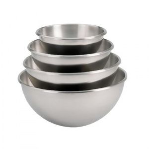 Миска полусферическая 7,0Л D30См, без ручек, нерж.сталь 3372.30