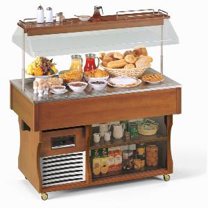 Стол шведский нейтральный Tecfrigo Isola 4M Neutral темный орех