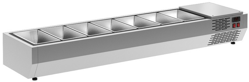 Витрина для ингредиентов Полюс A40 SM 1,6 0430 (Carboma VT3-G)