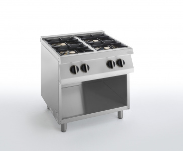 Плита газовая 4 конфорочная 700 серии Apach Chef Line Slrrg87Cs