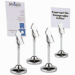 Держатель Paderno 4 штуки для информационной таблички 10 х 4 СМ сталь 42954-04