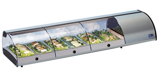Витрина холодильная для суши Tecfrigo Sushi 8 Gn Ss