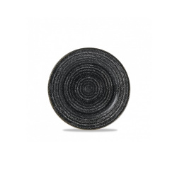 Купить тарелка мелкая 17см, с бортом, цвет charcoal black, studio prints spcbvp651 – цена от завода, доставка до двери | RuOborudovanie.ru