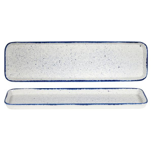 Блюдо сервировочное Gn 2/4 53Х15СМ H2,5См 1,4Л, Stonecast Hints, цвет Indigo Blue Shbislbd1