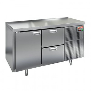 Стол охлаждаемый Hicold SN 12/TN О (-2+10), островн. 1 дверь, 2ящ, 1390х600х850