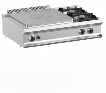 Плита со сплошной поверхностью газовая 700 серии Apach Chef Line Glrstg117Dxp
