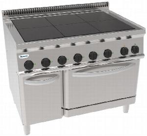 Плита 6 конфорочная 700 серии Tecnoinox Pfu105E7 616098