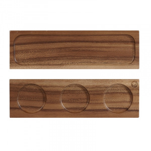 Блюдо деревянное 30Х9СМ, двухстороннее, Buffet Wood Zcawswsb1
