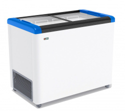 Ларь морозильный Frostor Gellar FG350C прямое стекло синий