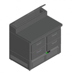 Стол для пиццы Hicold Pze2-22Gn (1/6)