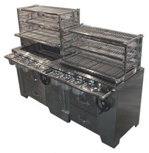 Мангал угольный Grill Master УММ/2 (Robata L2000) 11310 многофункциональный