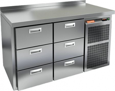 Стол с морозильный шкафом Hicold Gn 33 Br2 Bt
