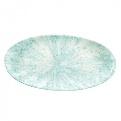 Купить блюдо овальное chefs 34,7х17,3см, без борта, цвет stone aquamarine, studio prints stamov351 – цена от завода, доставка до двери | RuOborudovanie.ru