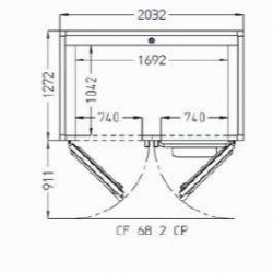 Купить камера расстоечная pavailler cf 68 2 cp 60x80 2двери/2тележки – цена от завода, доставка до двери | RuOborudovanie.ru