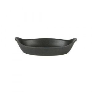 Форма для запекания овальная 22СМ, с ручками, керамика, Rustico Carbon C31201